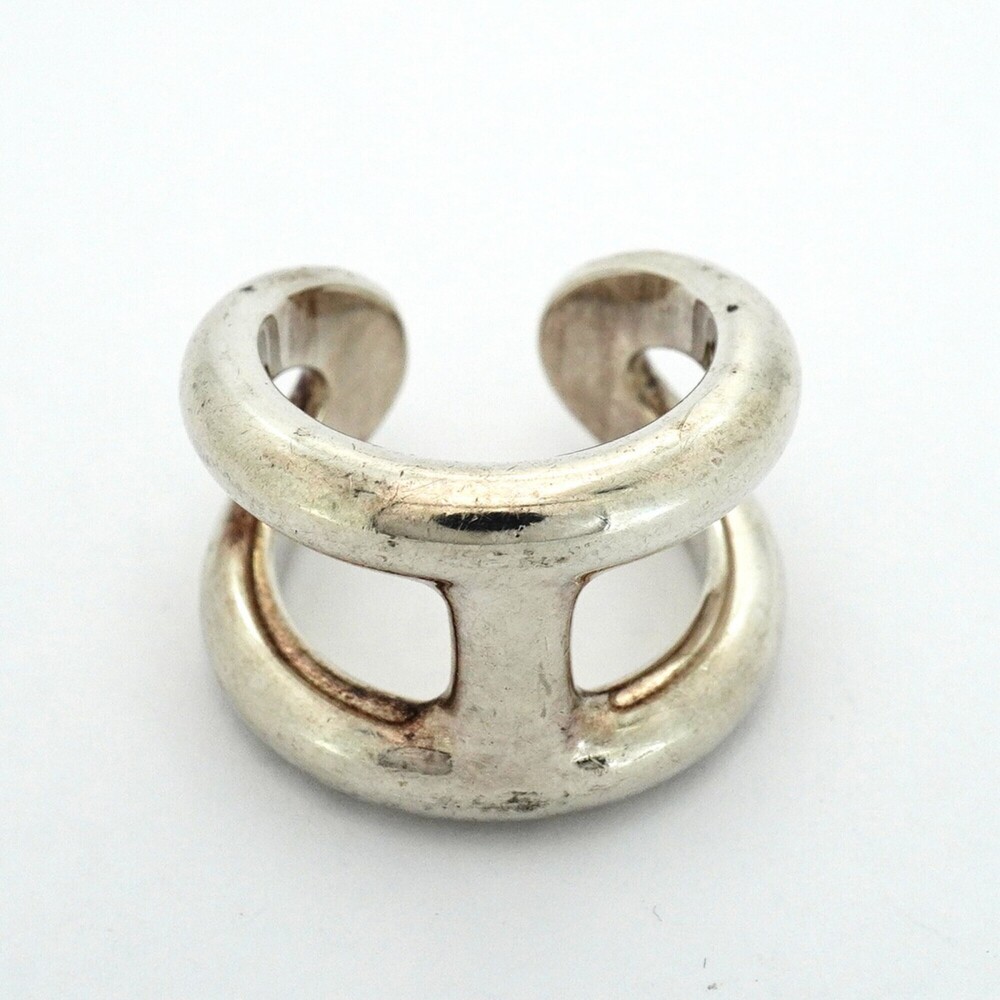 Hermes Osmo's GM Ring, Sterling Silver 925, Size #55, Men's - Picture 3 of 8